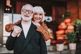 A happy retired couple