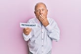Man making a retirement mistake