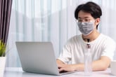 Man looking for remote job during pandemic