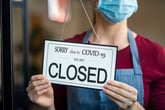 Business closes due to the coronavirus pandemic