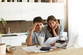 Couple worried about money