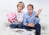 Couple retirement unhappy money