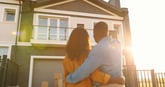 Couple buying new home