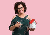 single woman buying a home