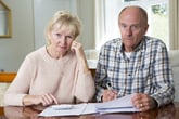 Senior couple concerned about finances