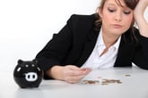Woman disappointed in her savings