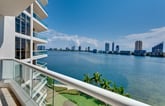 Miami condo balcony