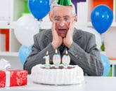 Centenarian celebrating 100th birthday