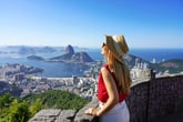 Tourist in Rio de Janeiro, Brazil