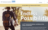 Screenshot from ITT Educational Systems website