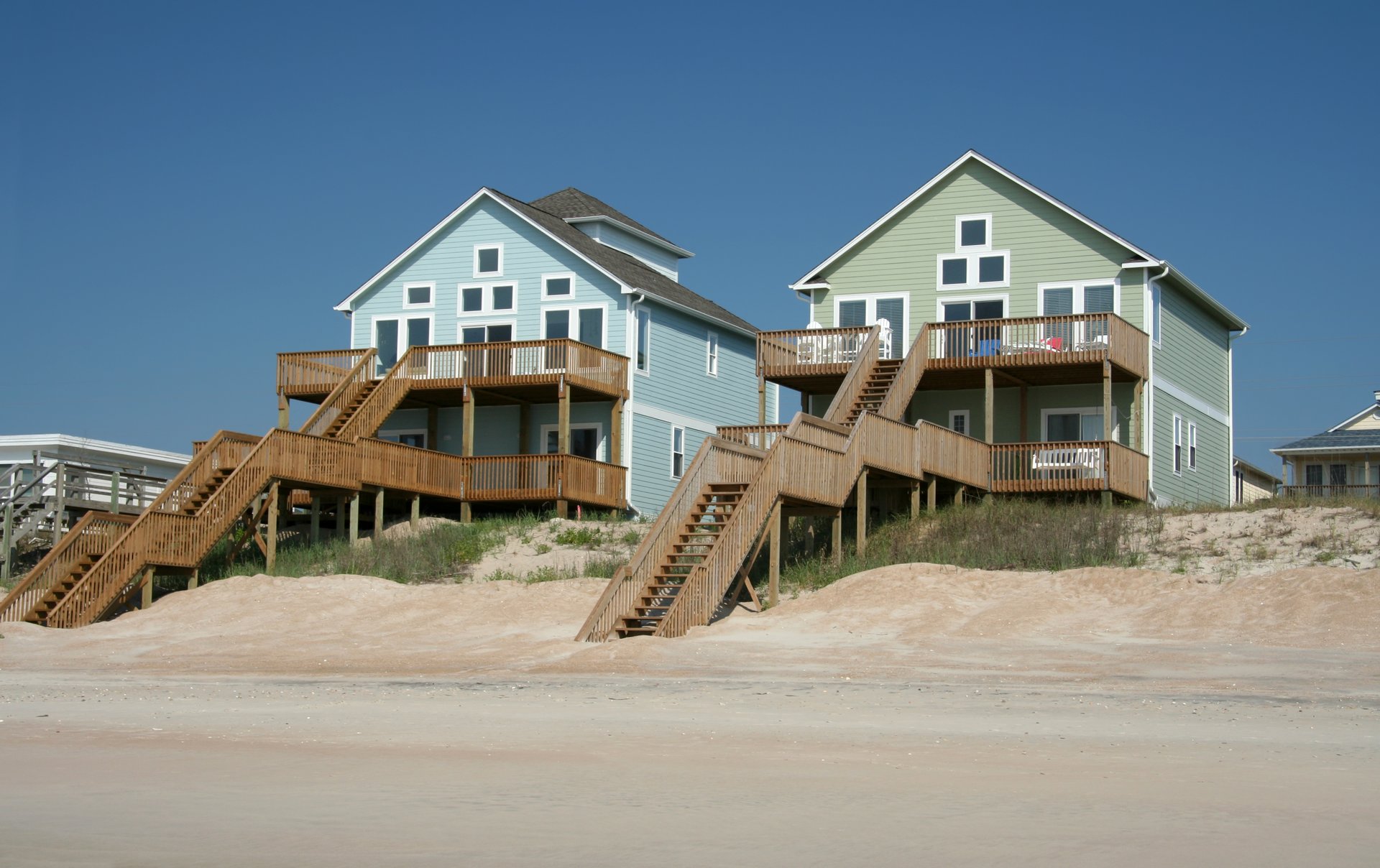 Oceanfront homes