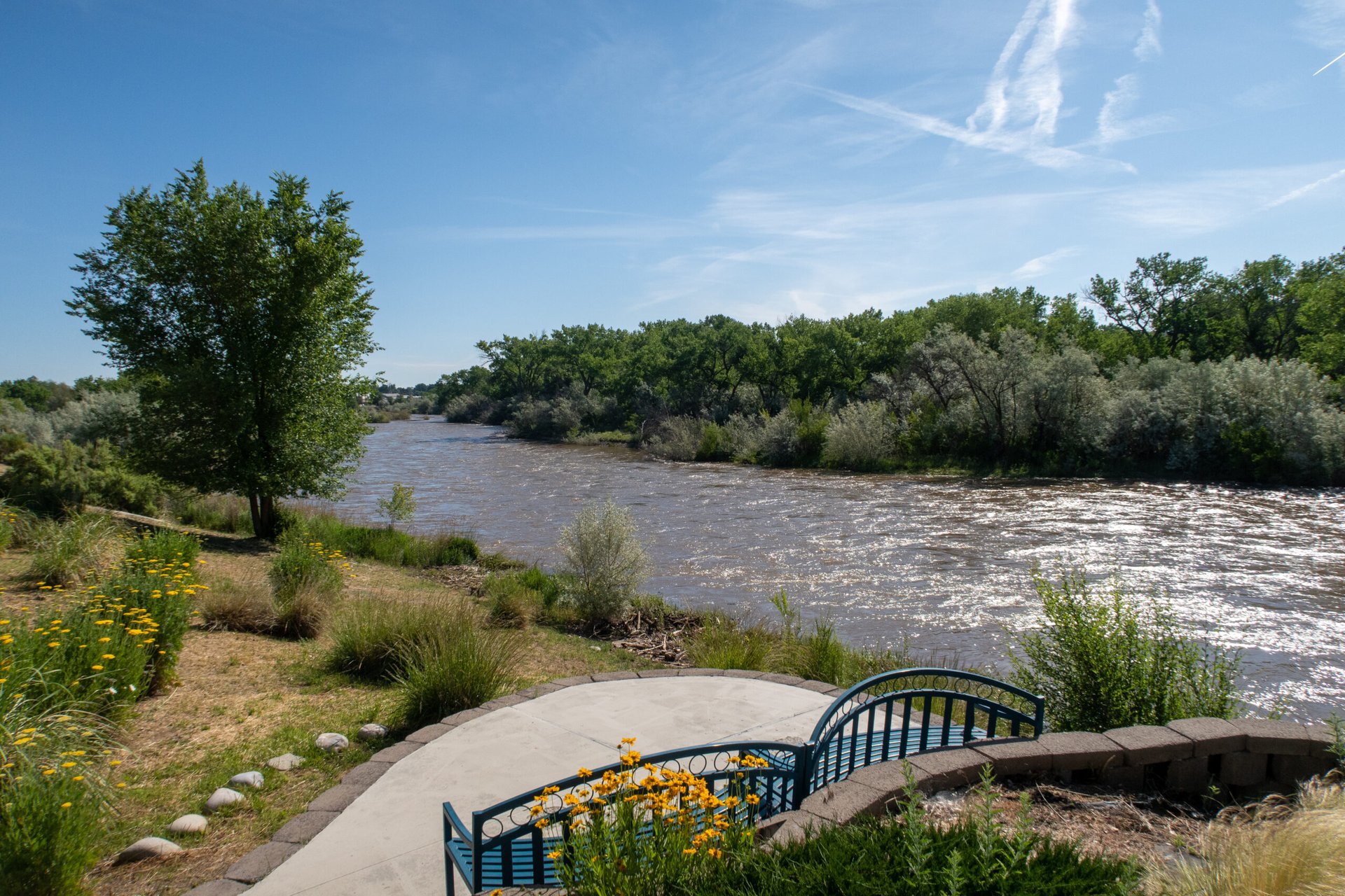 Animas River in Farmington, New Mexico
