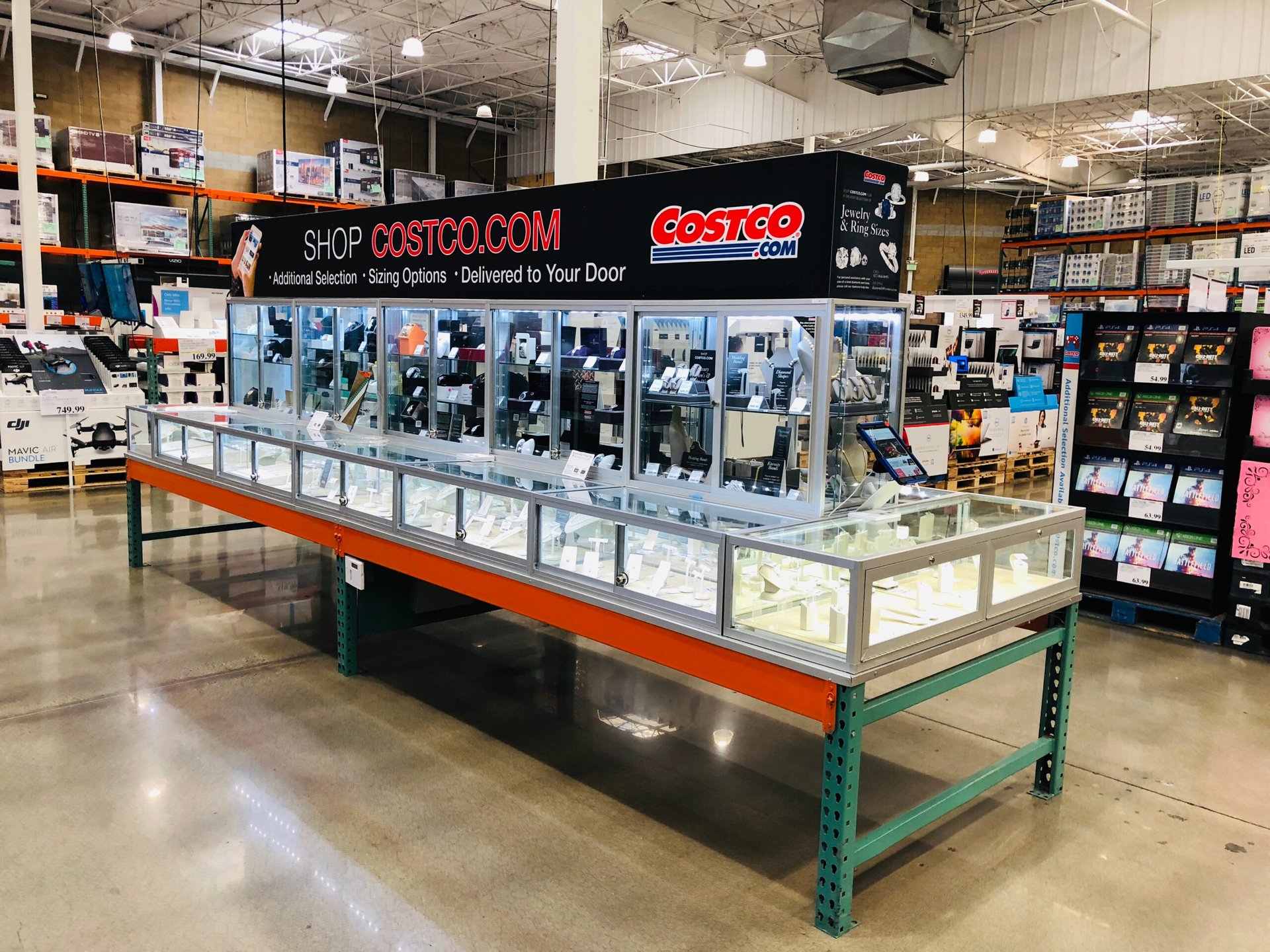 Costco jewelry and watch department