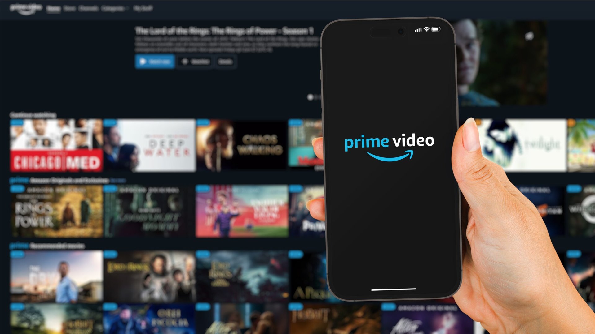 Amazon Prime Video's streaming service