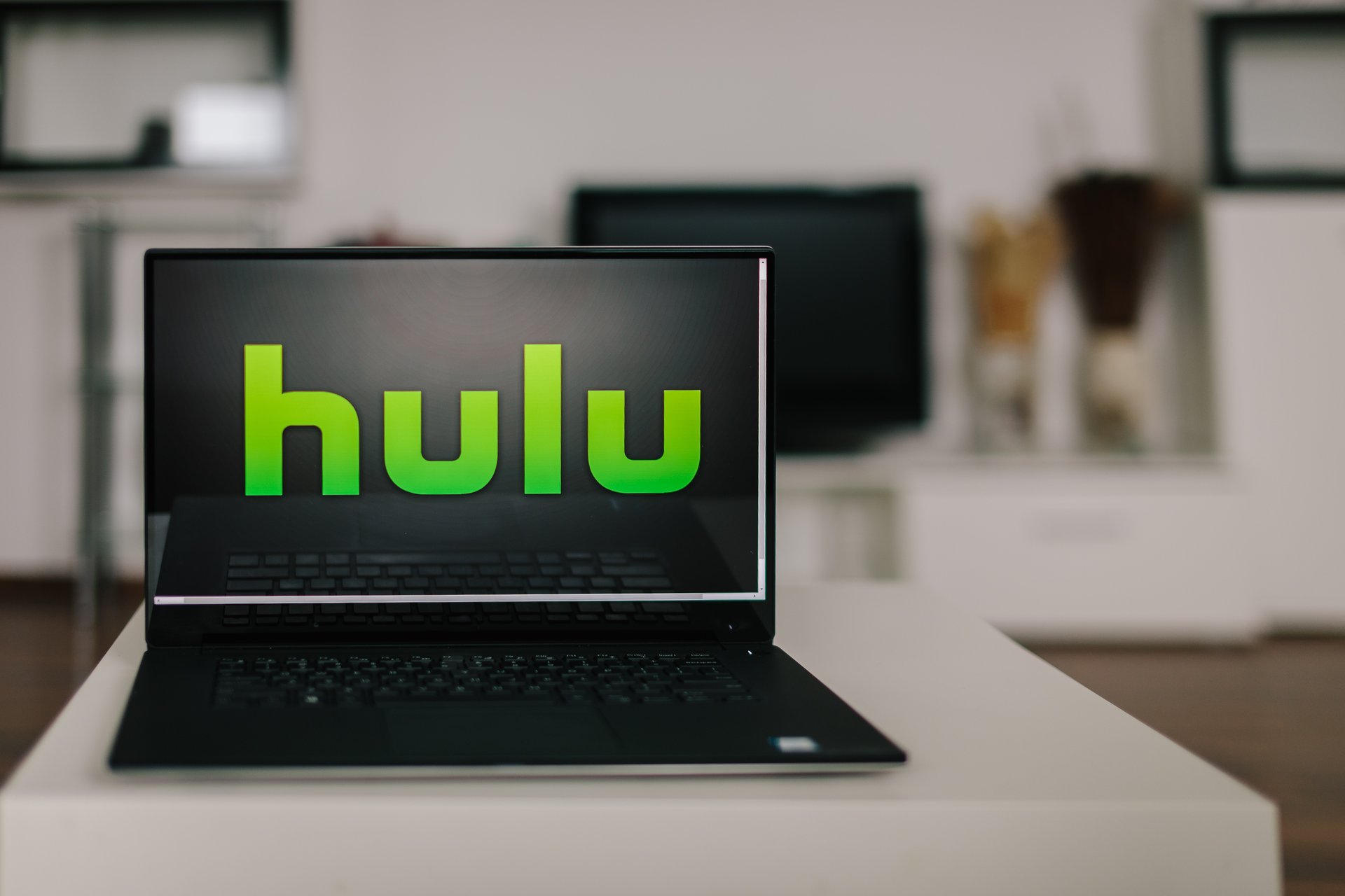 Hulu app on a laptop