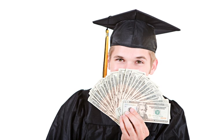 Graduate with money