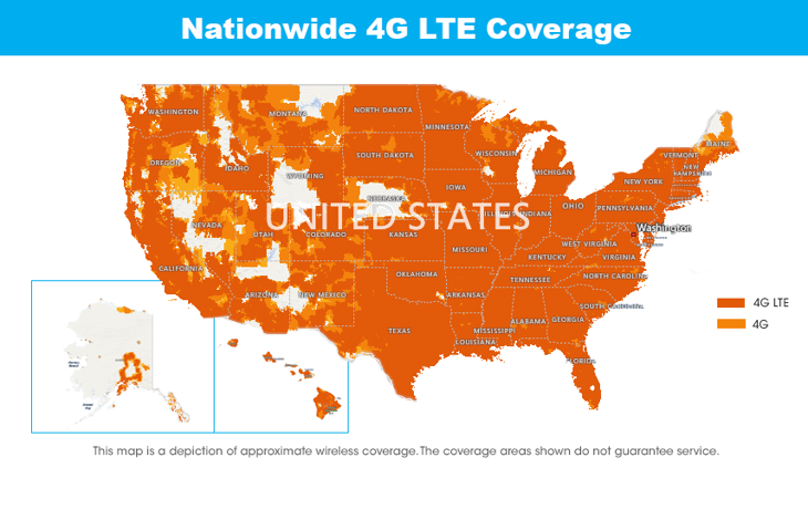 FreedomPop Coverage Map