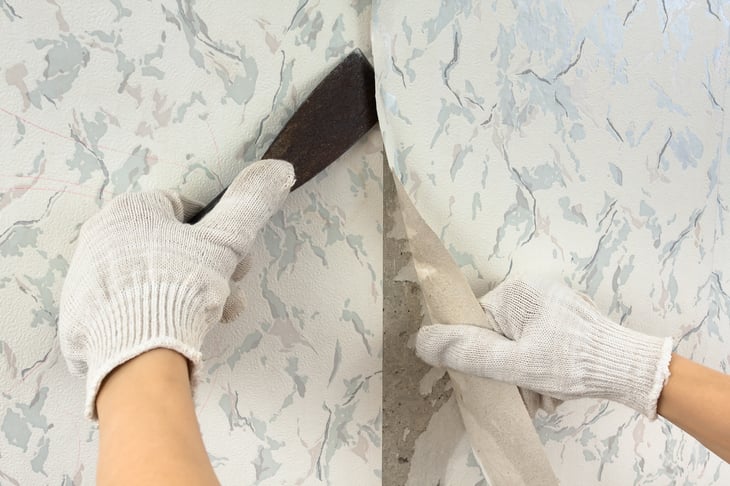 Removing old wallpaper