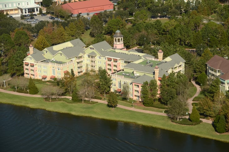A timeshare building in Orlando, Florida
