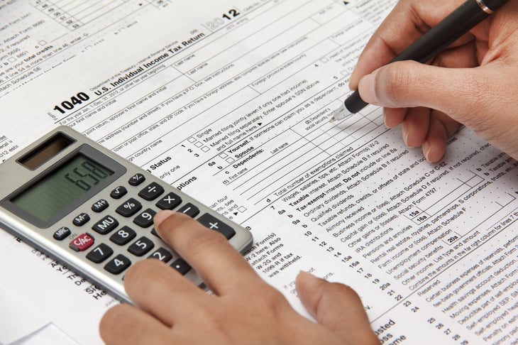 filing federal income taxes