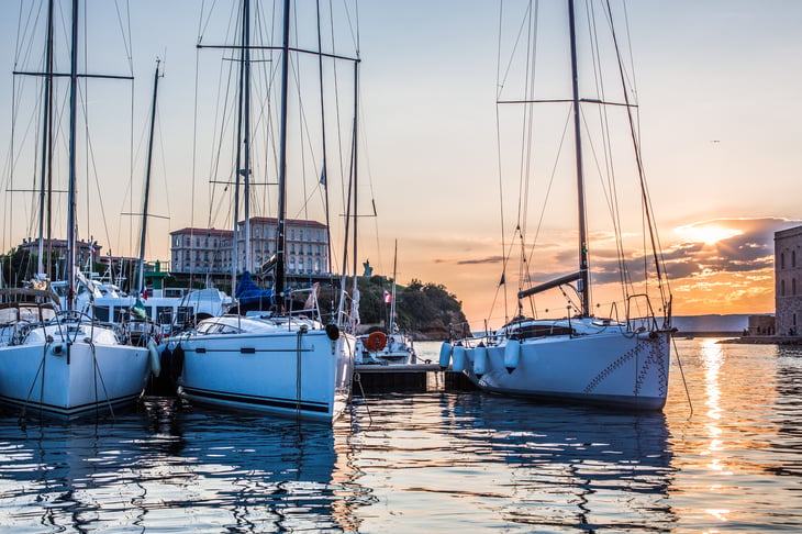 Connecticut marina.
