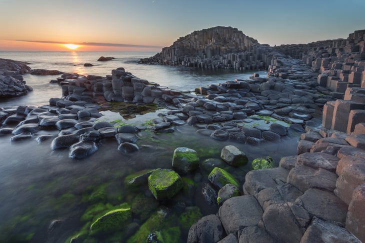 The Giant's Causeway, Antrim, Northern Ireland.