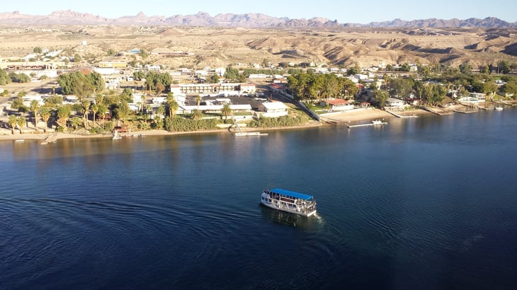 Laughlin, Navada offers a combination of really hot weather and some great entertainment options.