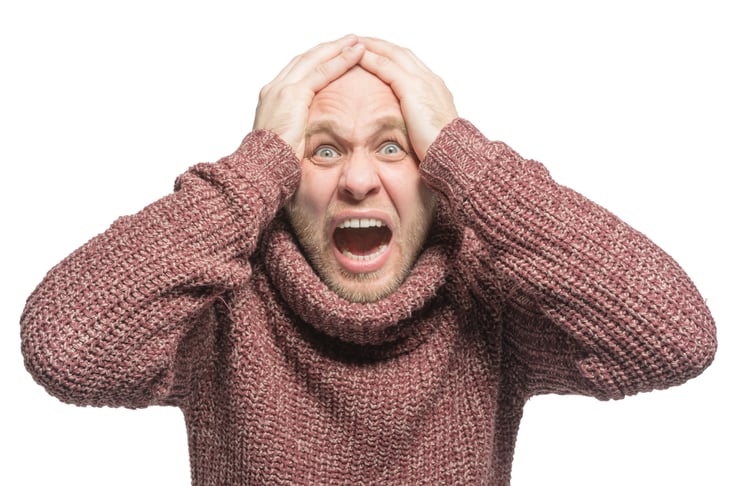 Man Panicking