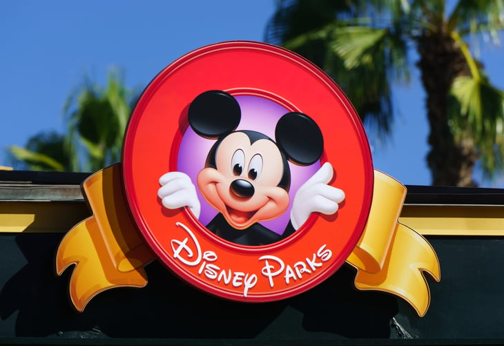 Disney Parks sign.
