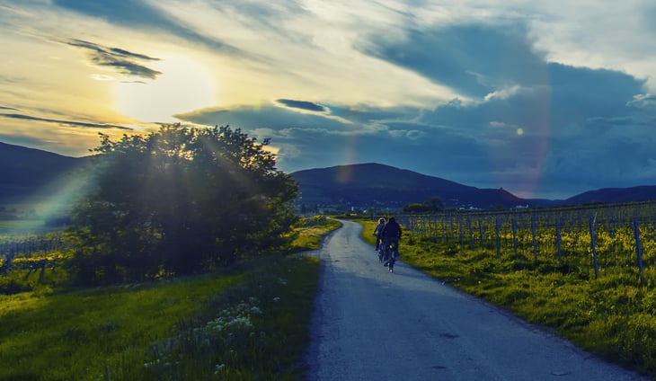 Bicycle on Sun Valley road.