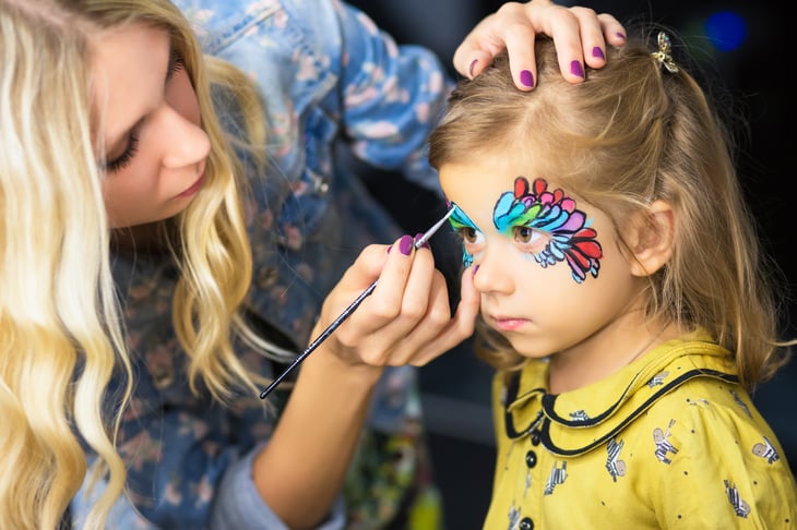 Both you and your child will get to be creative with face painting.