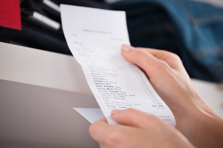 Track and submit your receipts to earn cash.