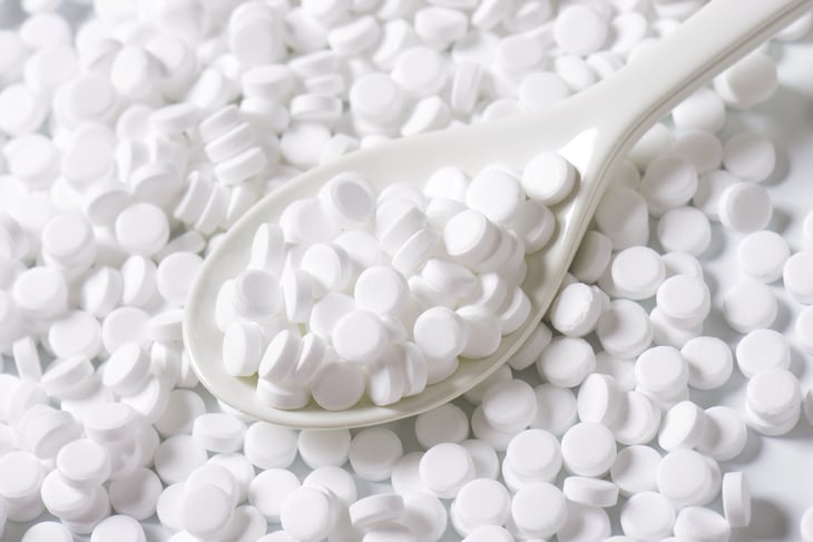 Sugar substitute tablets.