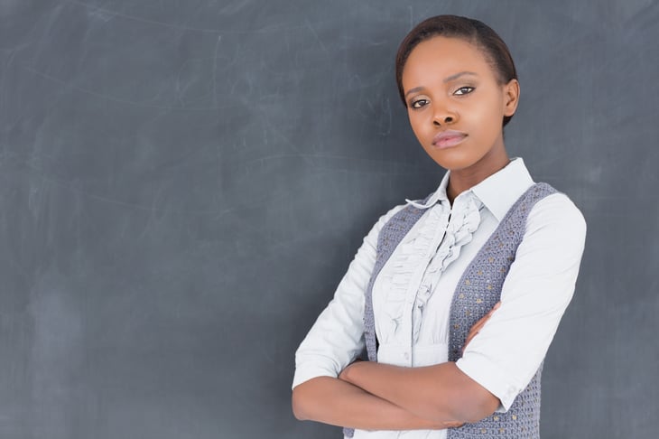 Teacher in the classroom