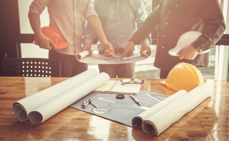 Construction plans and meeting