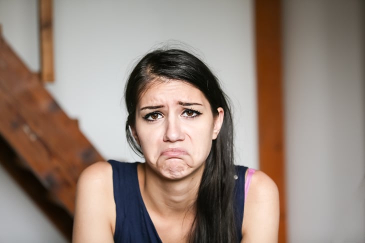 Sad woman