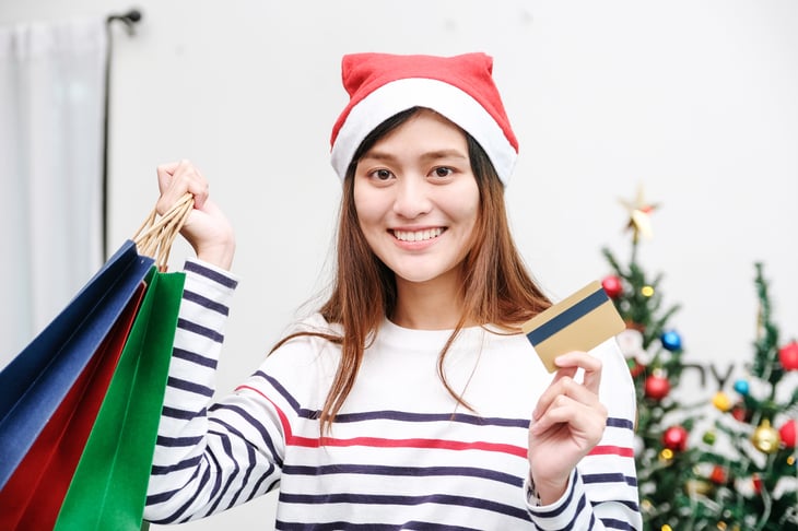 Woman shopping