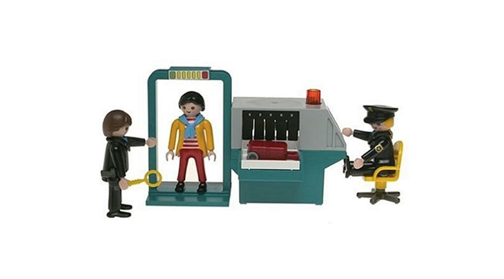 Playmobil security checkpoint screen shot from Amazon