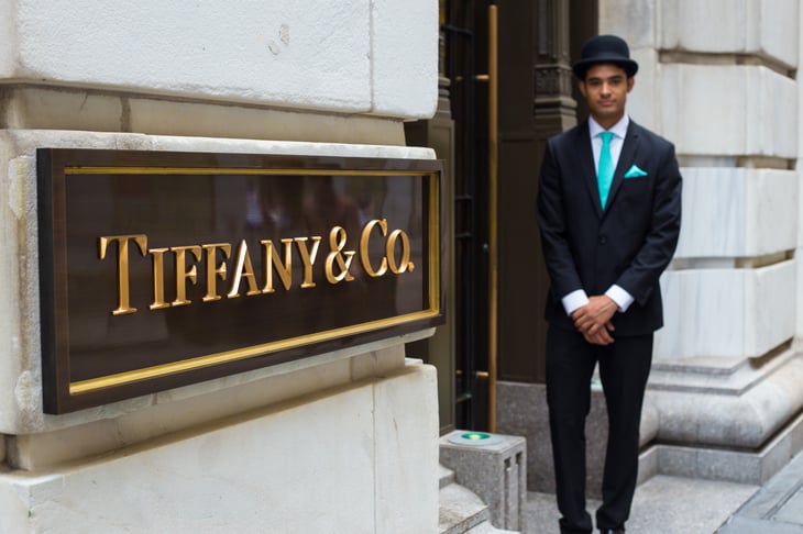 Tiffany and Co. storefront