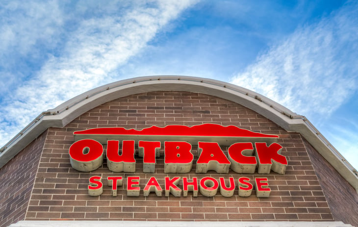 Outback Steakhouse sign