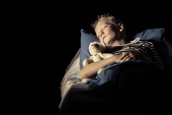 Sleeping in a dark room