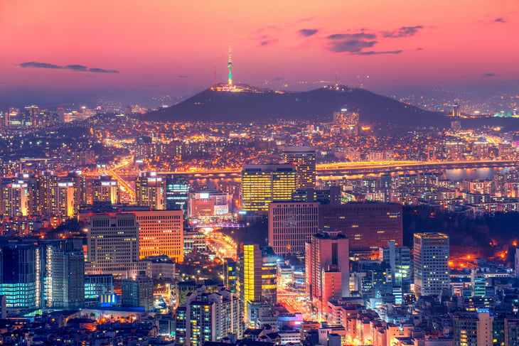 Downtown Seoul, South Korea