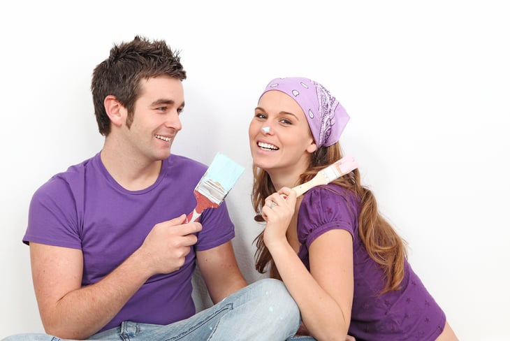 Couple Home Fix Up Painting