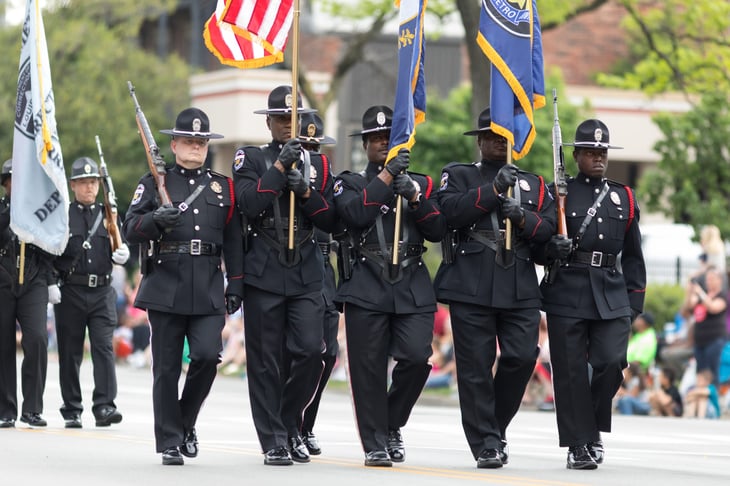 Kentucky policy in parade