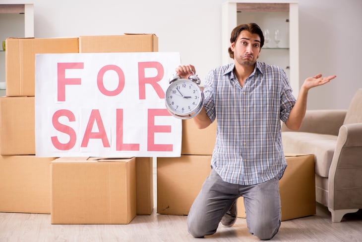Man selling home