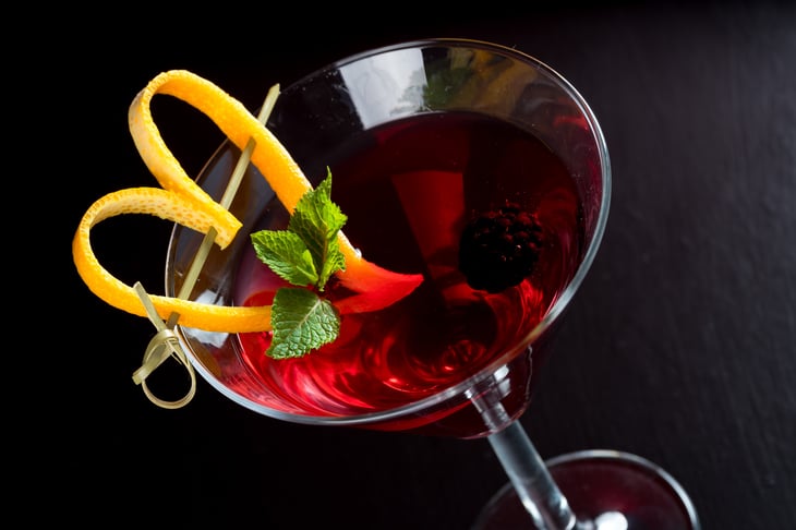 Festive mocktail