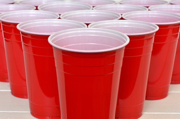 Plastic cups