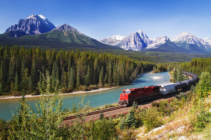 locomotive Canadian Rockies