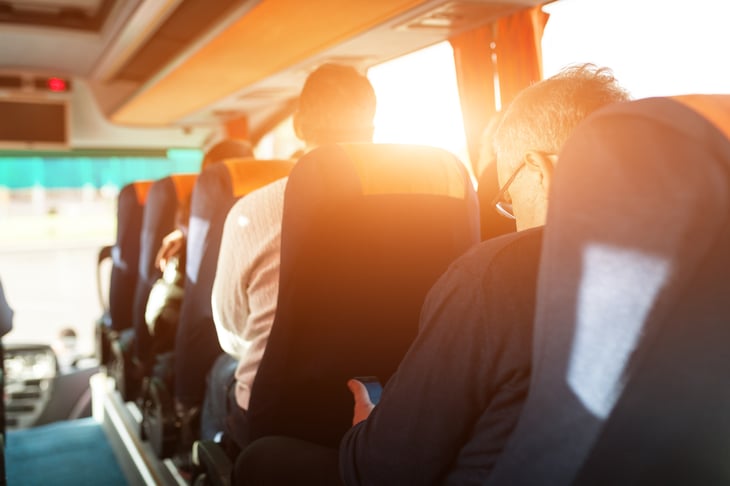 Bus interior