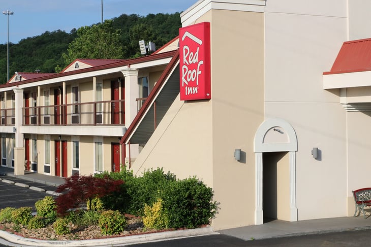 A Red Roof Inn.